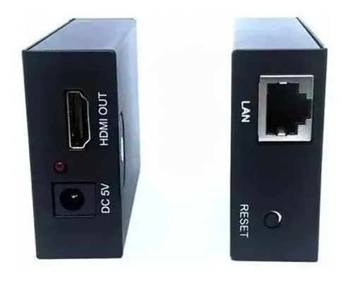 Extensor Hdmi 60 Metros P/cabo De Rede Rj45 Cat5/6 2 Fontes