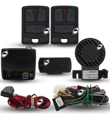 Alarme Automotivo Blocktron Anti Clonagem Função Pânico Top