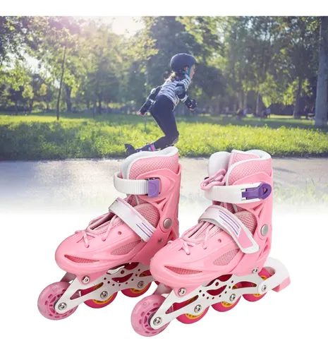Pink Roller Skates For Girls 2 In 1 Kids Adults Women