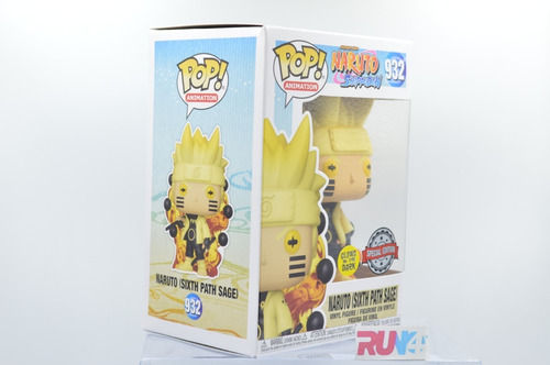 Figura de acción Funko Naruto Shippuden Naruto Six Path Sage/Glows in the dark de Funko Pop! Animation