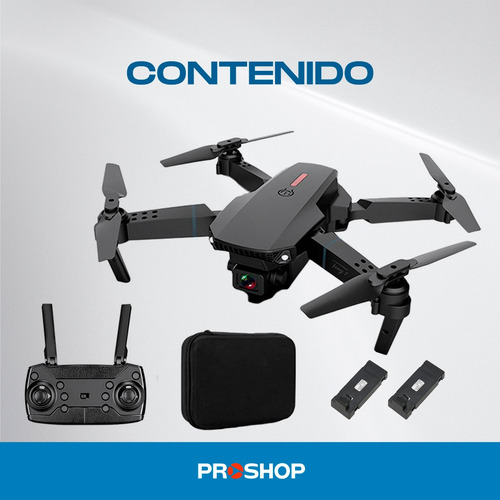 Mini Drone Plegable Doble Camara 4k 2.4ghz Fpv Gps Wifi !! Color Negro