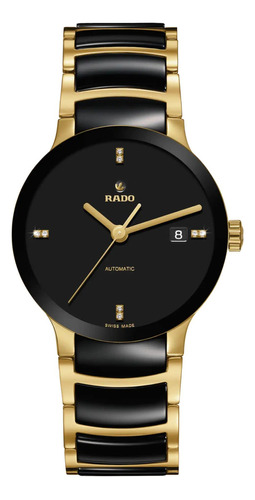 Rado Reloj De Cuarzo Centrix, Negro, Clasico