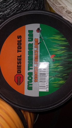 Imagen 3 de 4 de Nylon 3.3mm 220 Metros Trimmer Line Diesel Tools