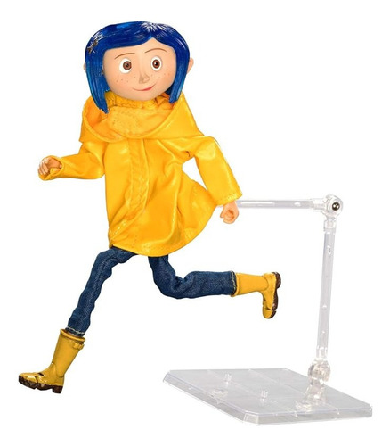W Muñeca De Acción De Pvc Con Estampado De Coraline In