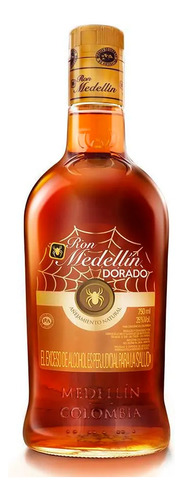 Ron Medellin Dorado X 750ml - mL a $74