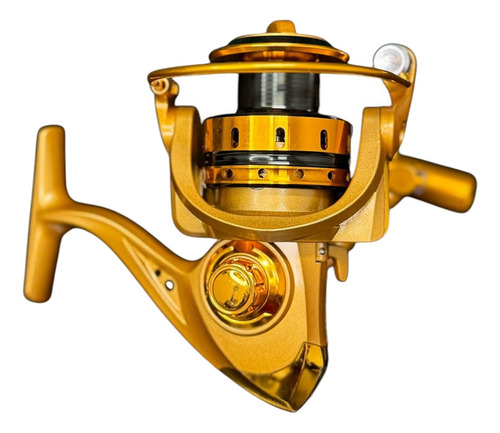 Pesca Pesada Molinete Marin Mr 5000 2 Linhas Cor Dourado