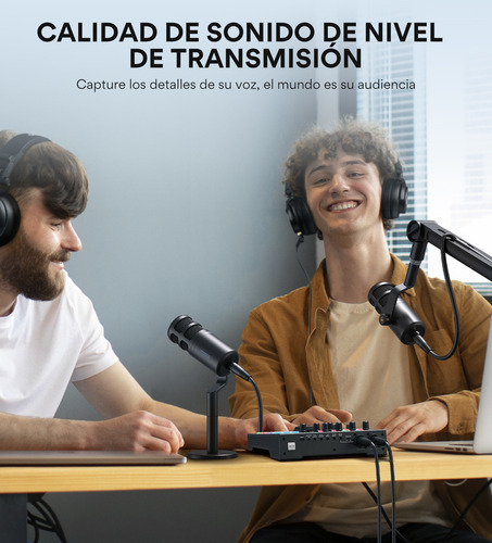 Micrófono Maono Pd100 Xlr Podcast Dinámico Cardioide