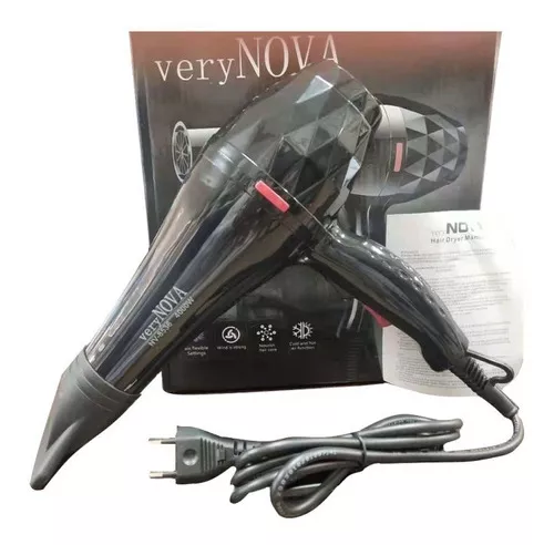 Secador De Cabelo Nv-8536 Potente Profissional 4000w Com 2 V