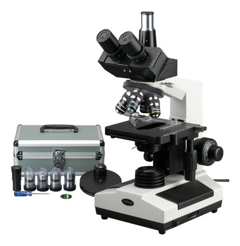 Amscope T390b-pct Trinocular Microscopio Compuesto, 40 x -.
