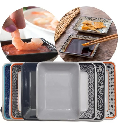 Cuenco Dips Cazuela Salsa Soja Sushi Deco Melamina