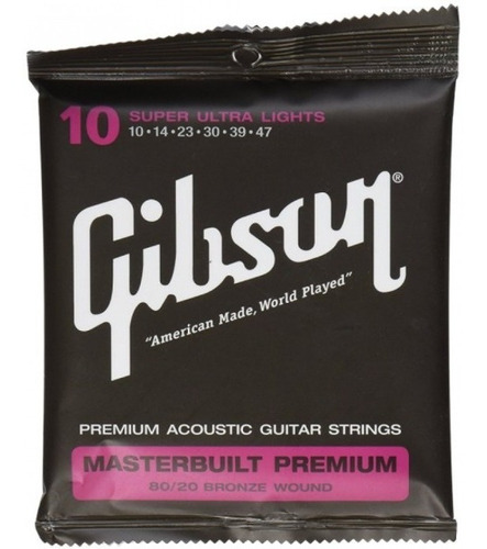 Imagen 1 de 1 de Gibson Encordadura Para Guitarra Electroacustica