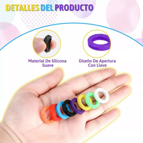 Set De 32 Etiquetas De Llaves - Cubre Llaves De Silicona Y