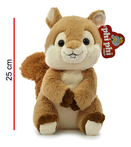 Peluche Ardilla 25cm Phi Phi Toys