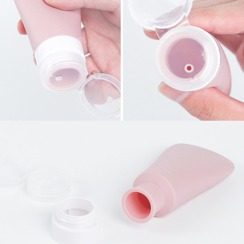 Botellas De Almacenamiento De Silicona Portátiles De 2 Pieza