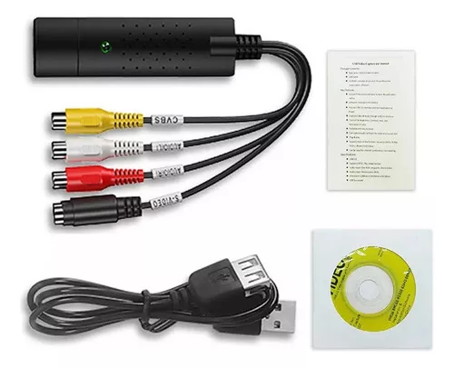 Adaptador De Vídeo Vhs A Convertidor De Vídeo Digital Usb 2