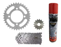 Comprar Kit Transmision Corona+piñon+cadena Yamaha New Crypton 110