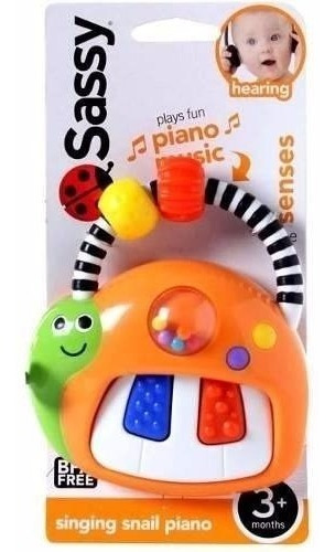 Imagen 2 de 6 de Piano De Juguete Para Bebés - Sassy (sin Sonido)