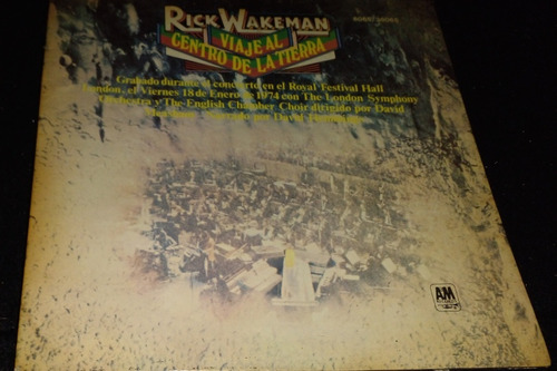 Rick Wakeman Viaje Al Centro De La Tierra Vinilo Con Insert 