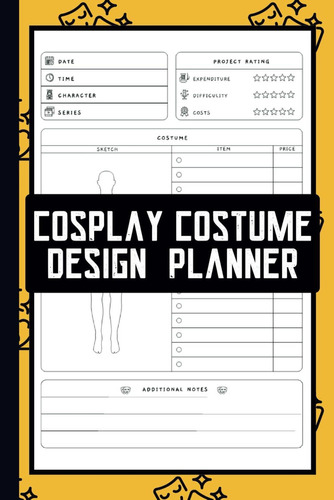 Libro: Cosplay Costume Design Planner: A Cosplayer Notebook 