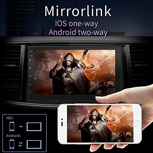 Estereo Doble Din 7 Android 10.0 Vehiculo Reproductor Fm