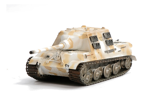 Tanque Militar De Plástico Modelo Jagdtiger (p) A Escala 1:7