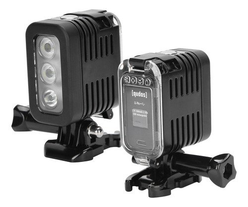 Mini Subacuático Buceo Luz De Relleno Led Clip Para Gopro He