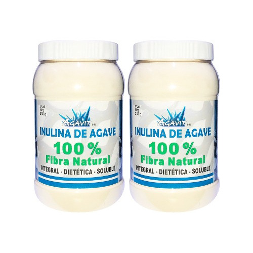 2pack Inulina 100% De Agave, Prebiótica 100% Soluble/ 500g