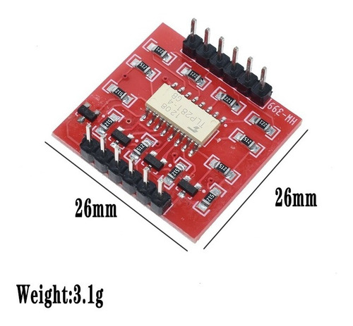 Imagen 4 de 7 de Módulo Tlp281 Optoacoplador 4 Canales Arduino