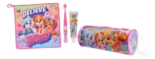 Set Dental Infantil Cepillo+pasta+estuche+toalla