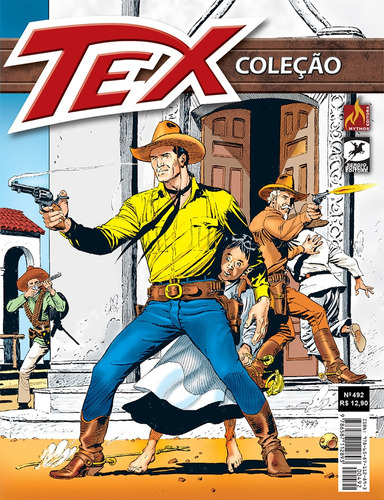 Tex Coleção Nº 492: O segredo do imperador, de Boselli, Mauro. Série Tex Coleção (492), vol. 492. Editora Edições Mythos Eireli,Sergio Bonelli Editore, capa mole em português, 2021