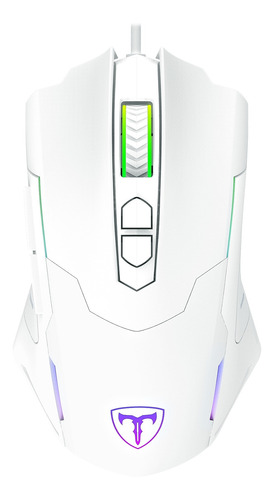 Mouse Gamer T-dagger Beifadier Tgm206w Rgb Blanco 7 Botones