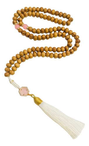 Rosario Musulmán De Madera. Tasbih 99. Hecho A Mano