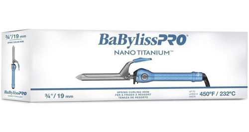 Tenaza Profesional Para Cabello Babyliss Nano Titanium 3/4 