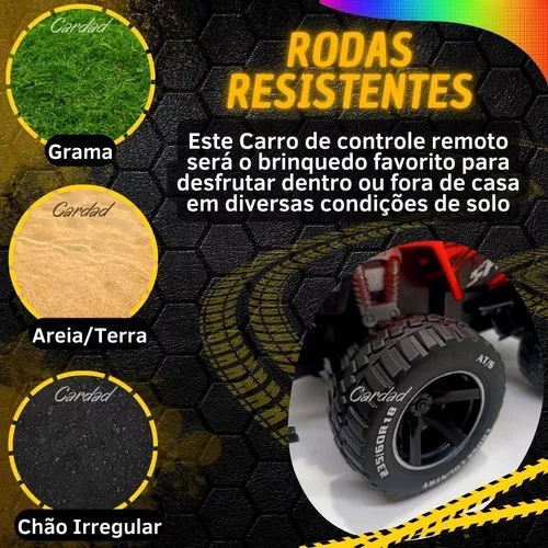 Carro Controle Remoto C/ Led Recarregável - DMT4327 – Jessica