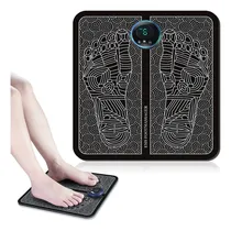 Comprar Masajeador eléctrico portátil para pies EMS Massageador De Pés Relax Choque Pro Magnetic Foot Ems Terapia Digital Pernas negro 220V