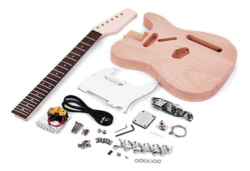 Muslady Guitarra Electrica Sin Terminar Diy Kit Tl Tele