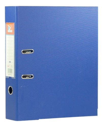 Bibliorato Ezco Oficio Forrado De Colores Pvc Azul
