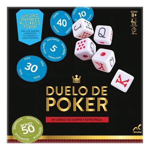 Juego De Mesa Novelty Duelo De Poker Suerte Y Estrategia