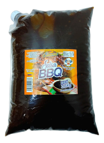 Bulto 4 Aderezo Salsa Barbecue Bbq La Colmena 3.8kg 0061 Ml.