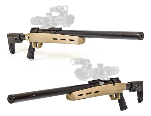 Rifle Pcp Fox Tactical 3.0 Custom Plus  5.5 - 6.35