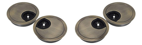 . 4 Pces 50mm Mesa De Computador Grommet Cabo Porta Fio