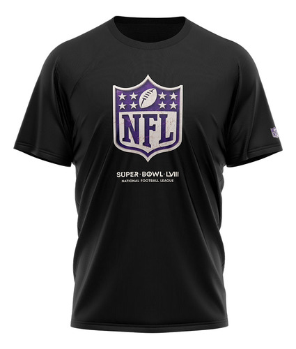 Camiseta Nfl Shield Super Bowl Las Vegas 2024