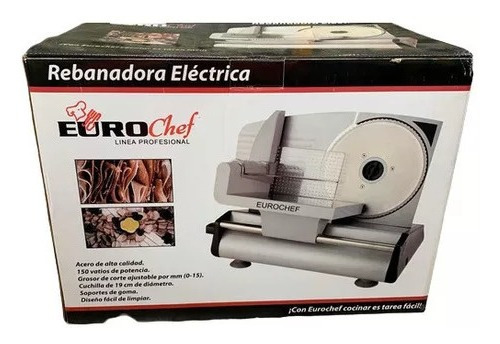 Rebanadora Electrica 110v Charcutera Domestica Chefs 