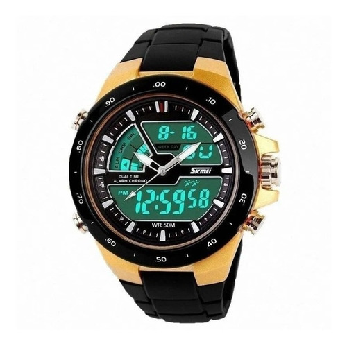 Relógio Masculino Esportivo Digital Anadigi Skmei 1016 Preto