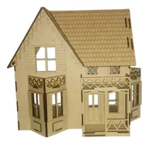 Comprar Casa Casinha De Bonecas Mdf Para Polly Barbie Pocket C16