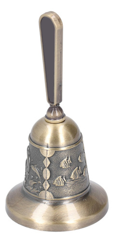 Campana De Mano Vintage Service Call Bell Metal Estilo Europ