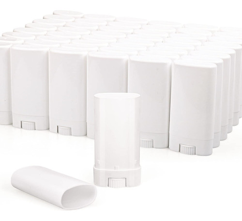 Paquete De 50 Recipientes De Desodorante De Muestra Blanca D