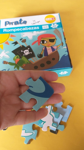 Imagen 5 de 10 de Rompecabezas Pirata. Puzzle 60 Piezas