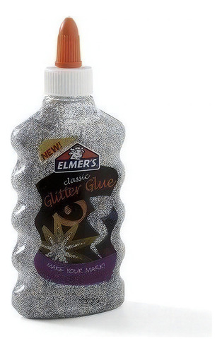 Elmers Adhesivo Glitter Glue X177ml Plateado 2061923