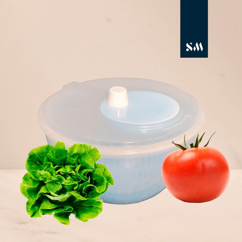 Imagen 2 de 6 de Escurridor Centrifugador Secador Verduras Ideal Veganos